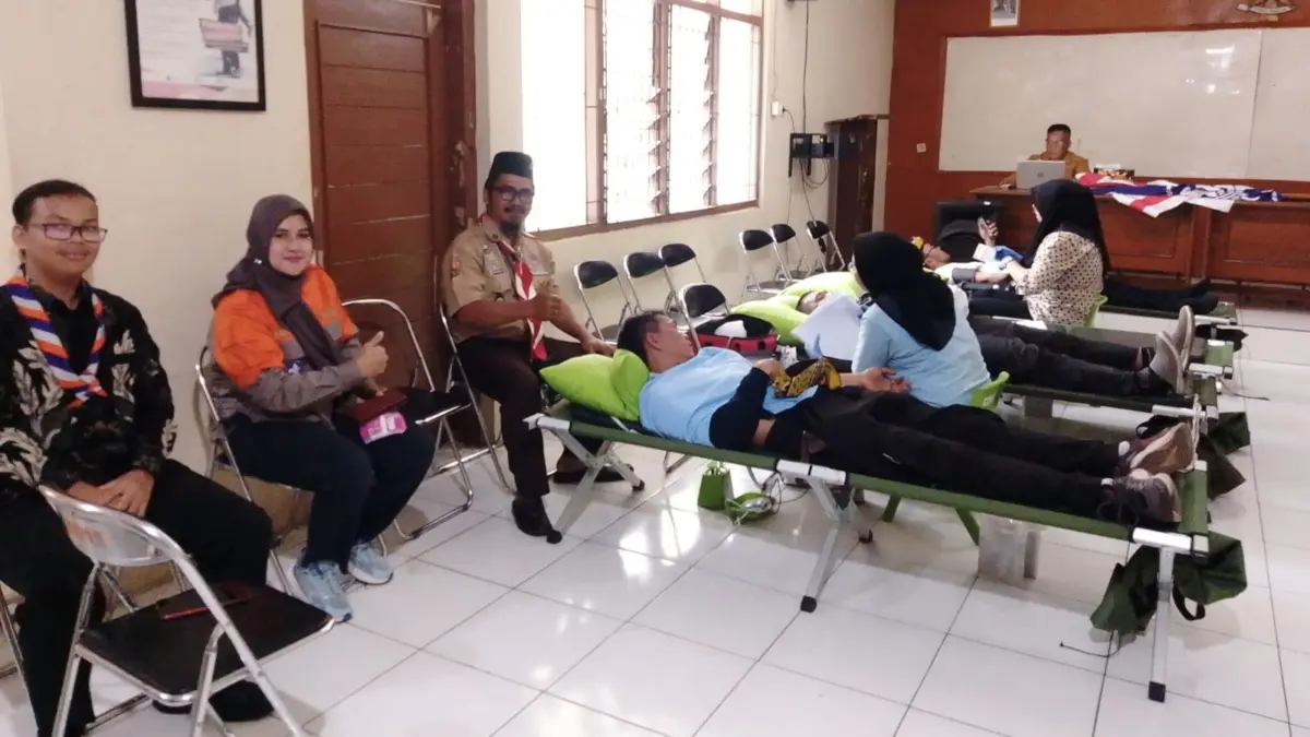Perkuat Jiwa Sosial! Peringati HUT ke-65, Pramuka Kota Tasikmalaya Suplai Stok Darah Donor darah pramuka kota tasikmalayaa