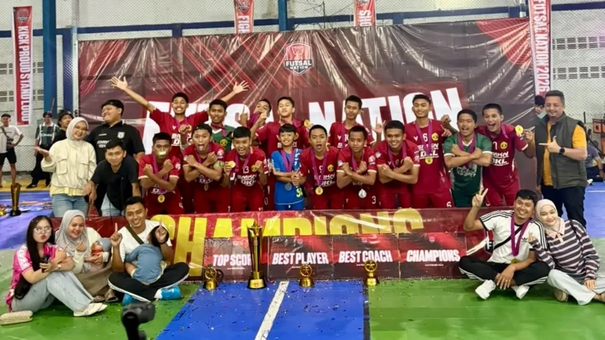SMKN Bantarkalong Tasikmalaya Juara Futsal Nation 2026, Regenerasi Pemain Berbuah Tiket Nasional Smkn bantarkalong