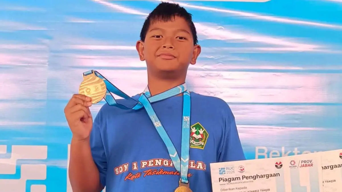 Siswa SDN 1 Pengadilan Raih Juara Renang di Kejuaraan Antarsekolan dan Perguruan Tinggi SDN 1 Galunggung