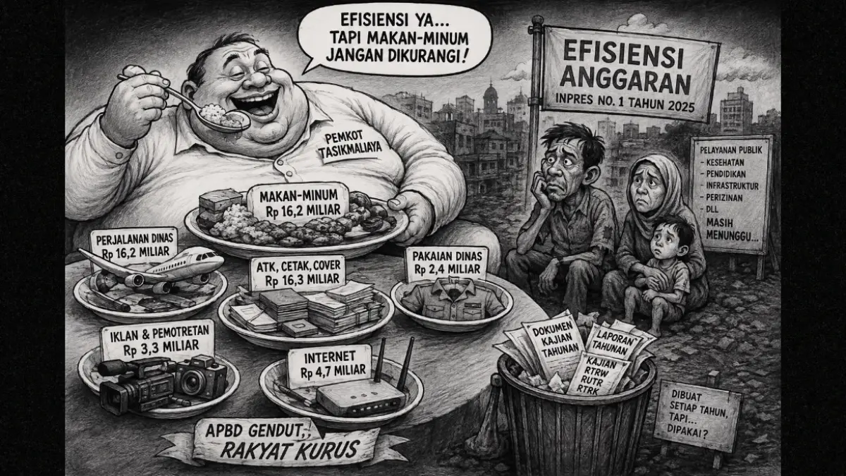 APBD Kota Tasik: Kebanyakan Lemak! Apbd pemkot tasikmalaya