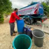 Bantuan air bersih tagana pangandaran