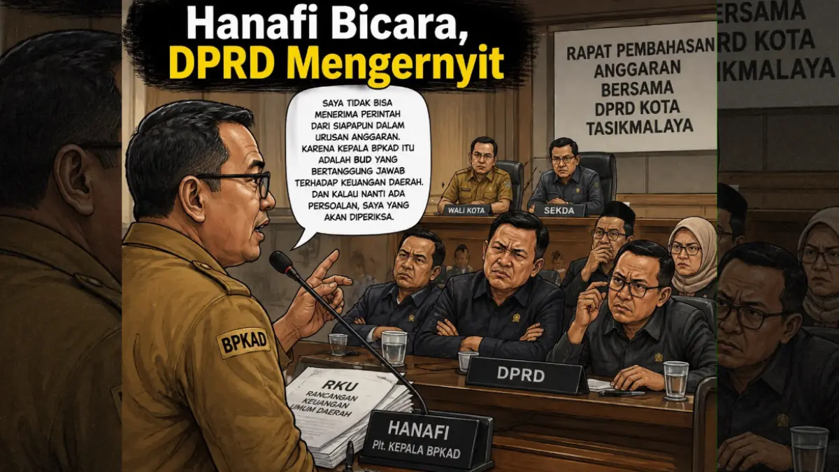Dari Raja PLT ke Raja Anggaran! Hanafi plt kota tasikmalaya