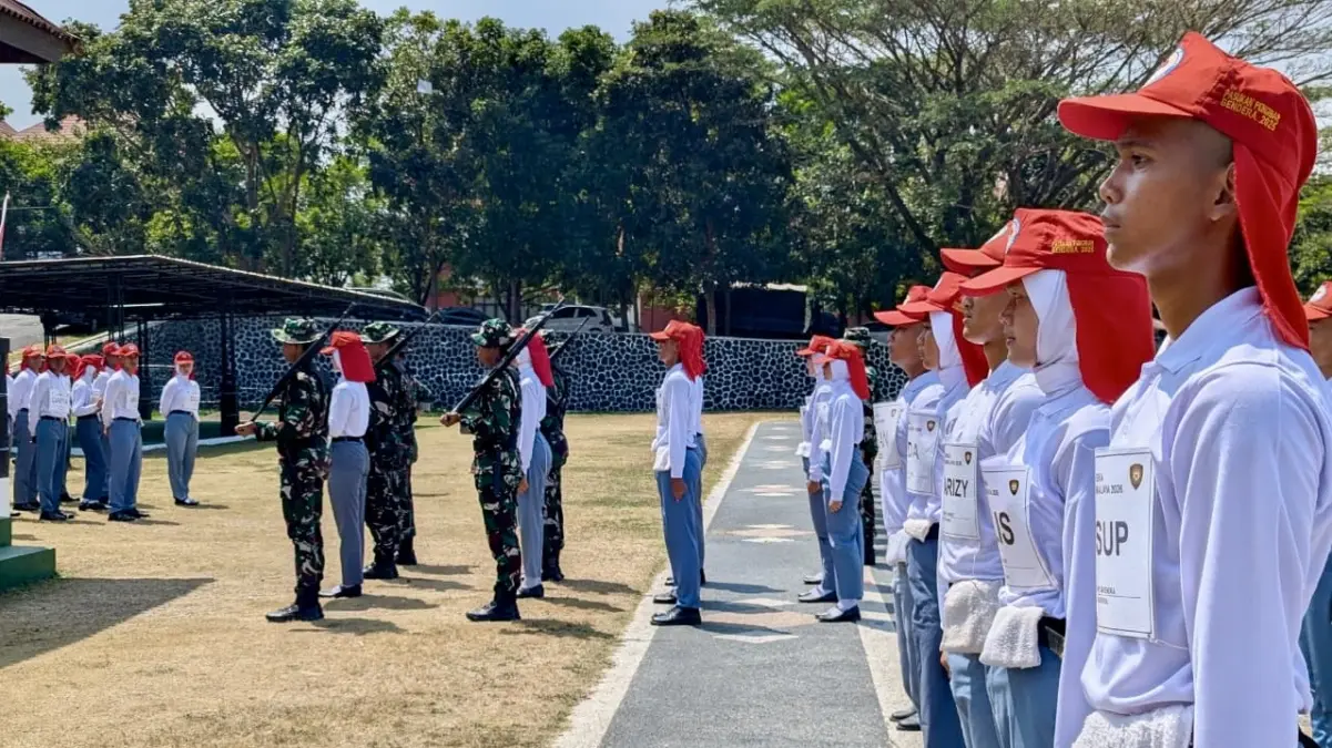 Persiapan HUT RI, Capaskibraka Kabupaten Tasikmalaya Digembleng Jelang Pengukuhan Paskibraka