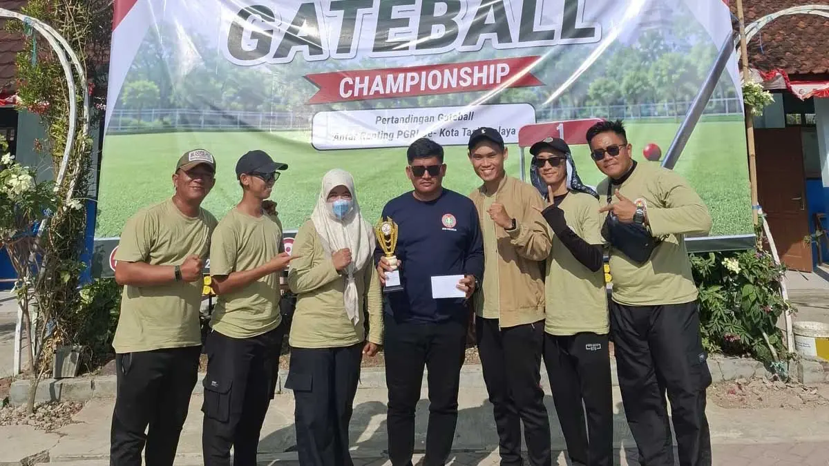 PGRI Cibeureum Gelar Gateball Championship, Jadi Ajang Silaturahmi dan Cari Bibit Atlet Gateball PGRI Tasikmalaya