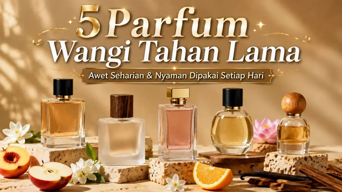 Rekomendasi 5 Parfum Wangi Tahan Lama yang Cocok untuk Semua Aktivitas Parfum Wangi Tahan Lama