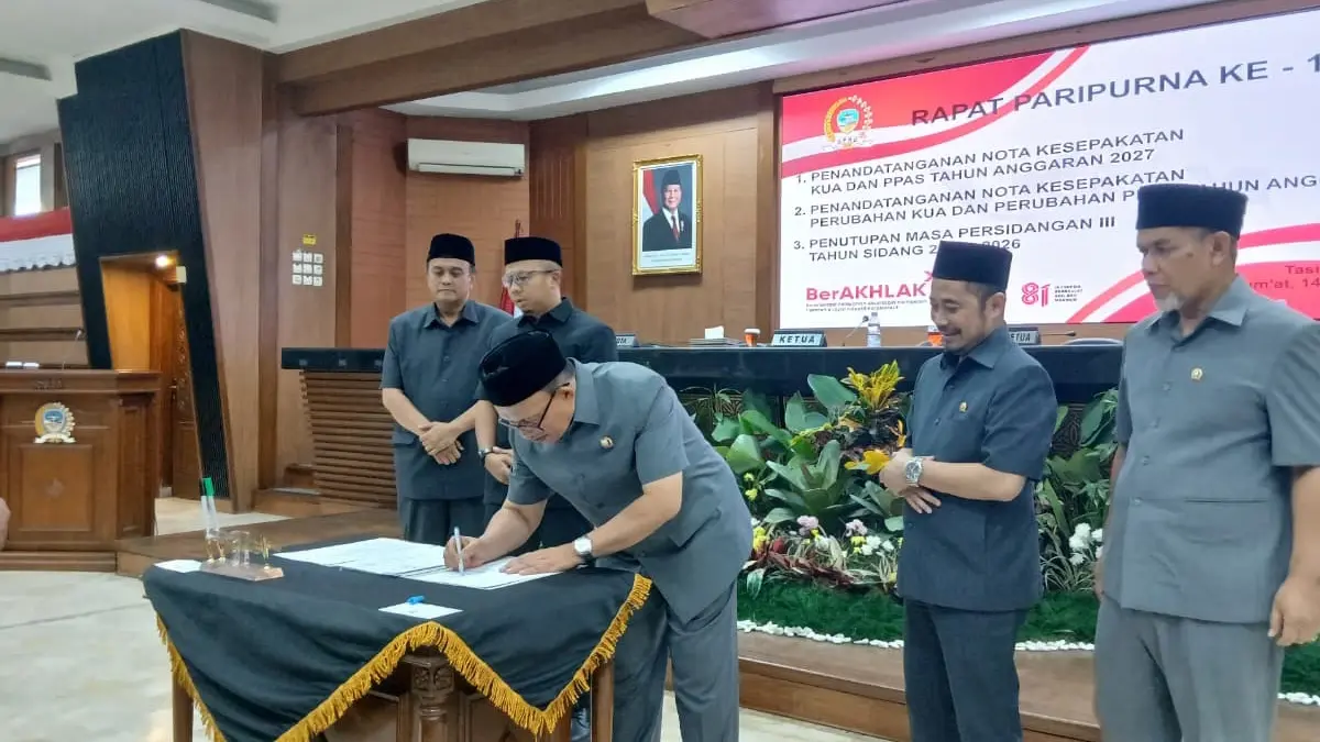 DPRD dan Pemkot Tasikmalaya Sepakati KUA-PPAS 2027, PAD dan Pelayanan Dasar Jadi Prioritas KUA-PPAS 2027 Kota Tasikmalaya Tasikmalaya