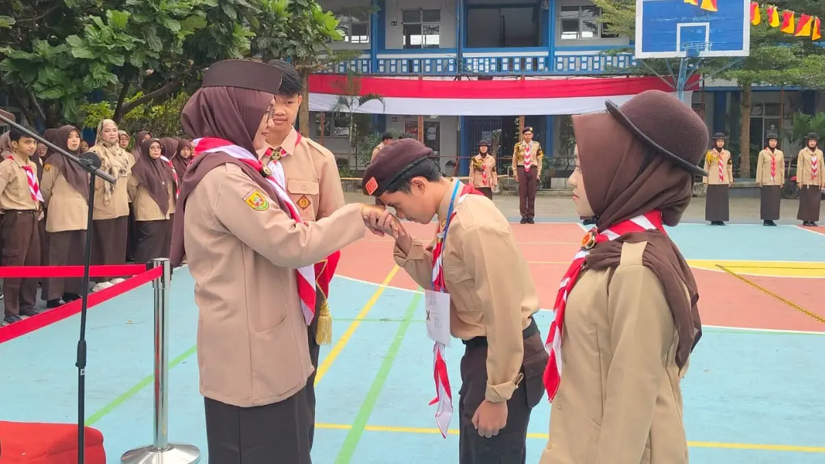SMK BPN Tasikmalaya Perkuat Karakter Siswa Lewat Kegiatan Permata Perkemahan Masa Tamu SMK BPN Tasikmalaya