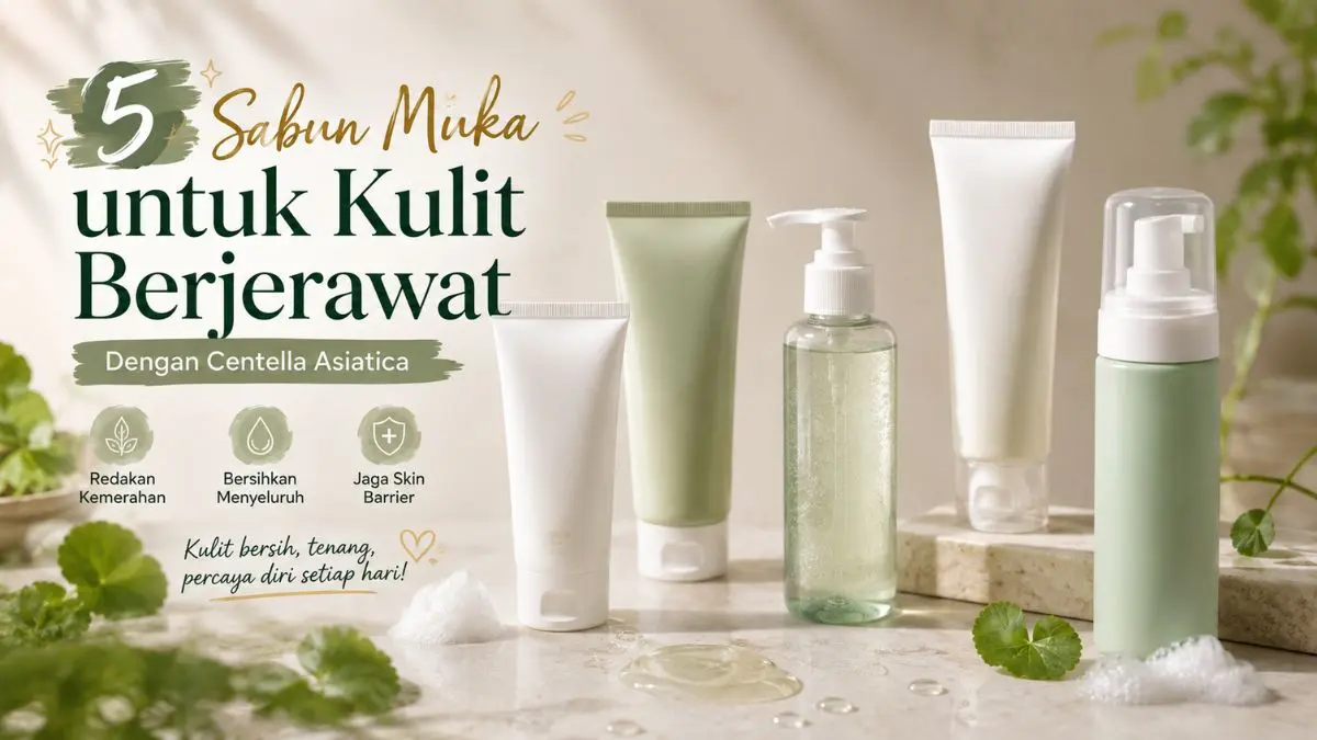 5 Sabun Muka untuk Kulit Berjerawat Ampuh Redakan Jerawat dan Kemerahan! Sabun Muka untuk Kulit Berjerawat