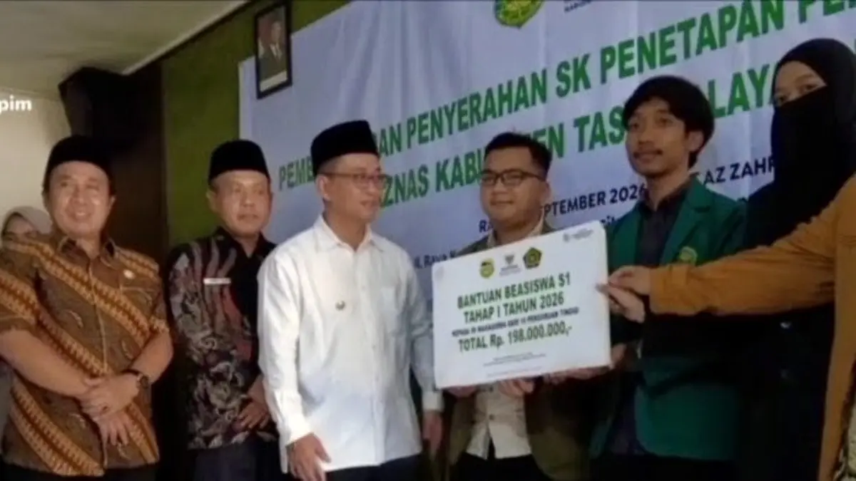 Sebanyak 99 Mahasiswa Dapat Beasiswa, Bupati Tasikmalaya Tekankan Investasi SDM Bantuan besiswa kabupaten tasikmalaya