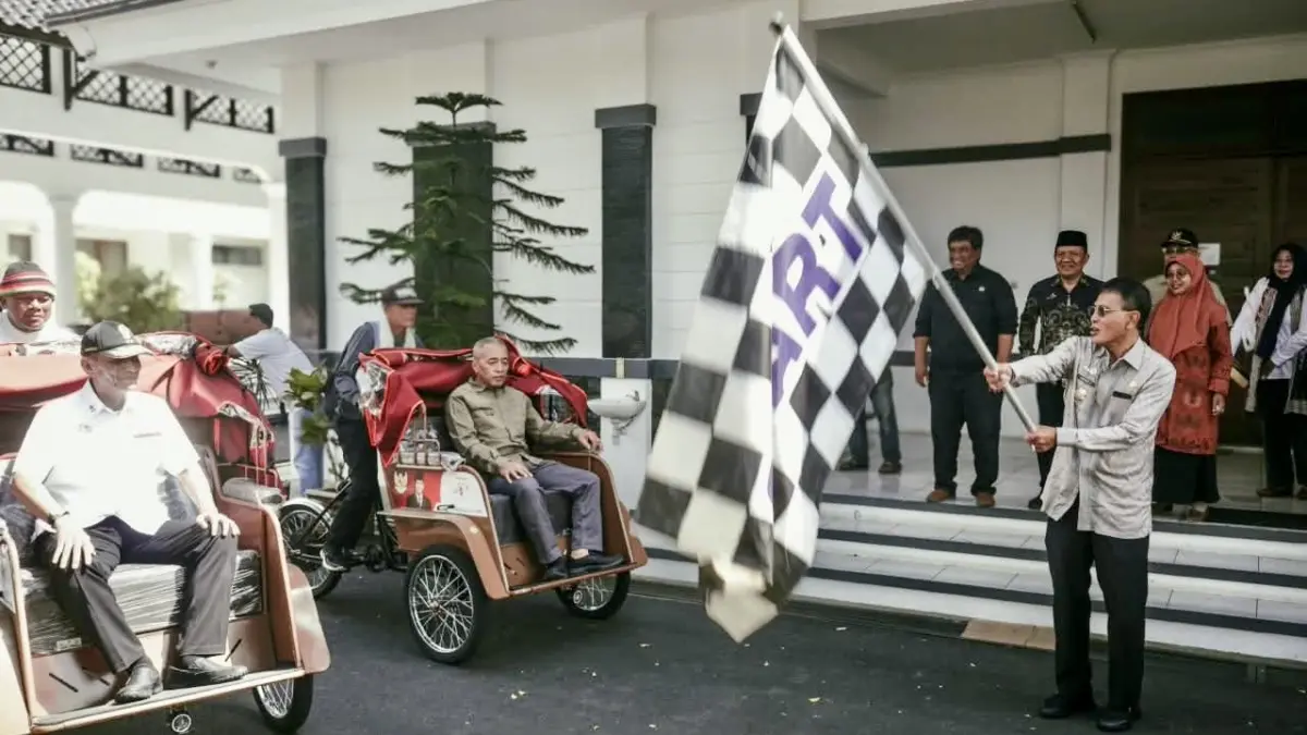 Becak listrik ciamis