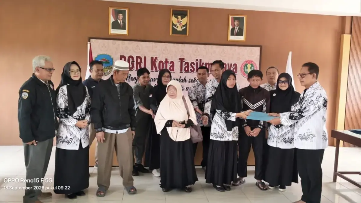 Pasukan Guru di Kota Tasikmalaya Galang Dana untuk Korban Bencana dan Kebakaran Pgri kota tasikmalaya