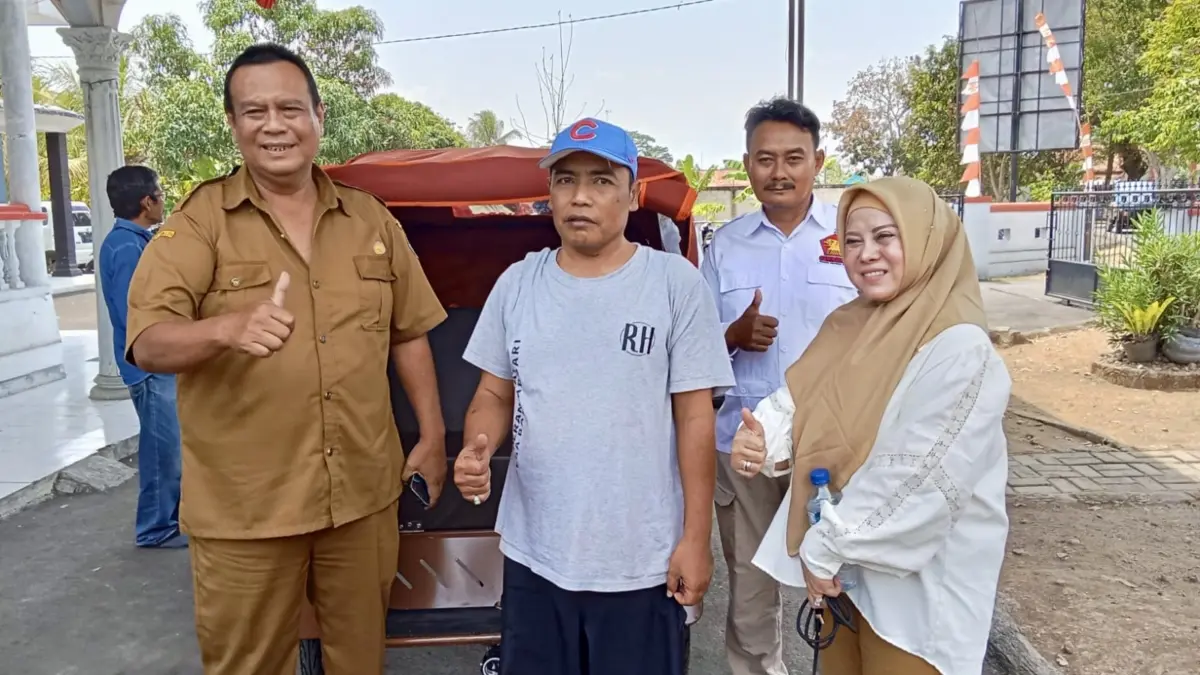 Becak Listrik untuk Pengayuh Lansia, Anggota DPRD Ciamis Minta Data Penerima Diperbaiki Becak listrik