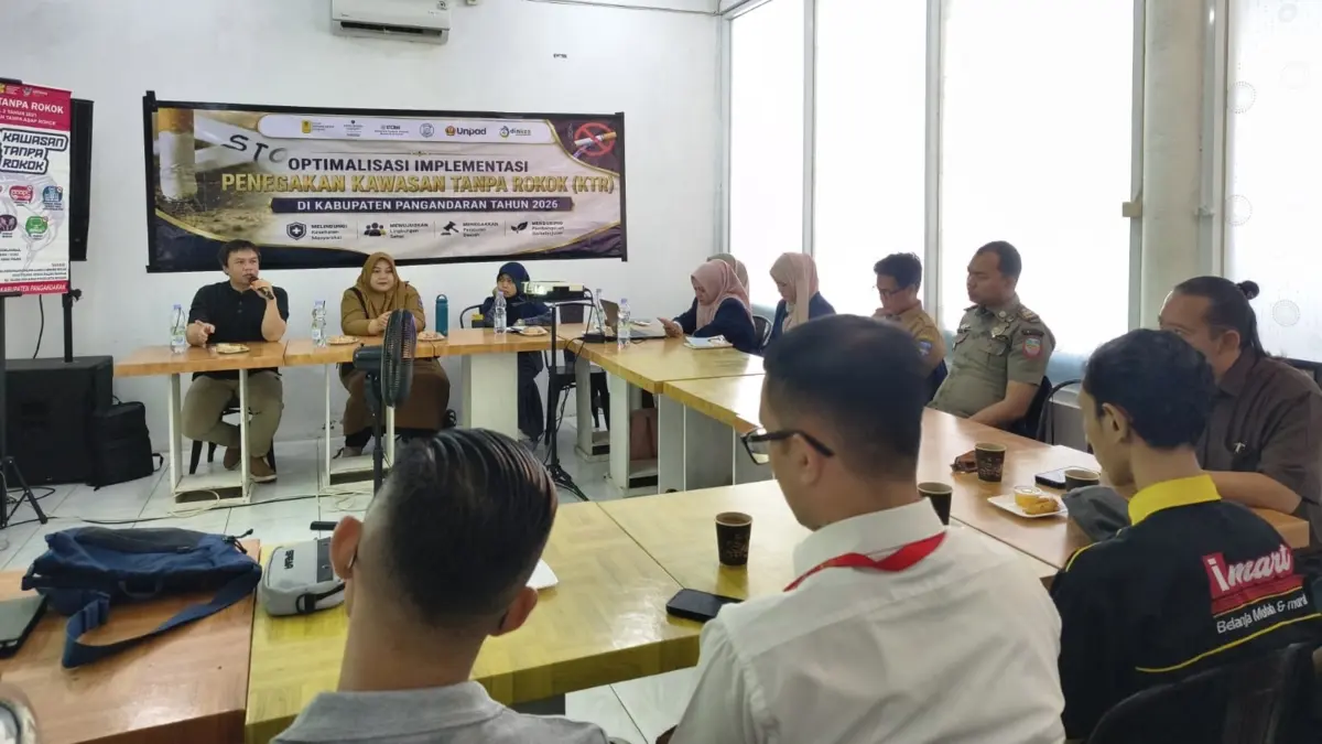 Kawasan tanpa rokok, dinas kesehatan pangandaran