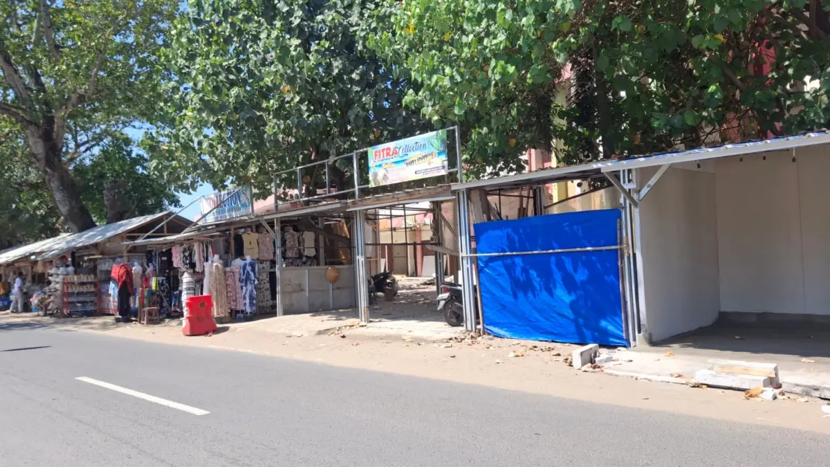 Tidak Seragam, Lapak Relokasi Pedagang Pasar Nanjung Sari Pangandaran Disiapkan untuk 126 Pedagang Relokasi pedagang, revitalisasi pasar nanjung sari
