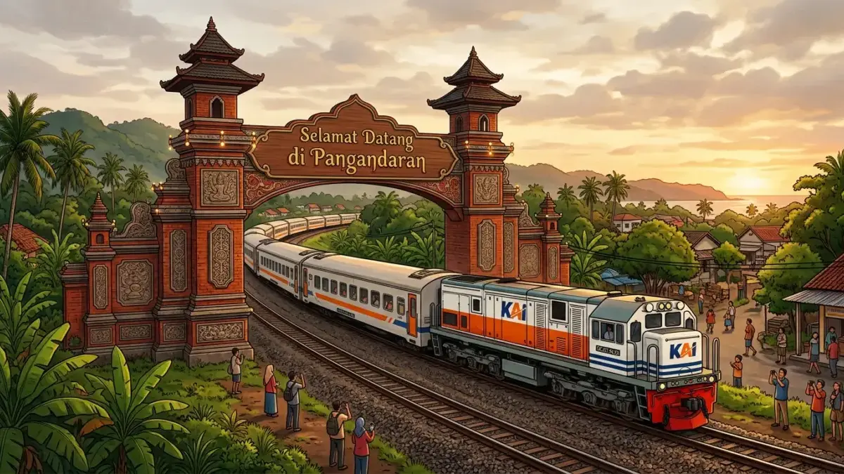 kereta api banjar cijulang pangandaran