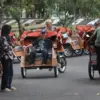 becak listrik Kota Tasikmalaya