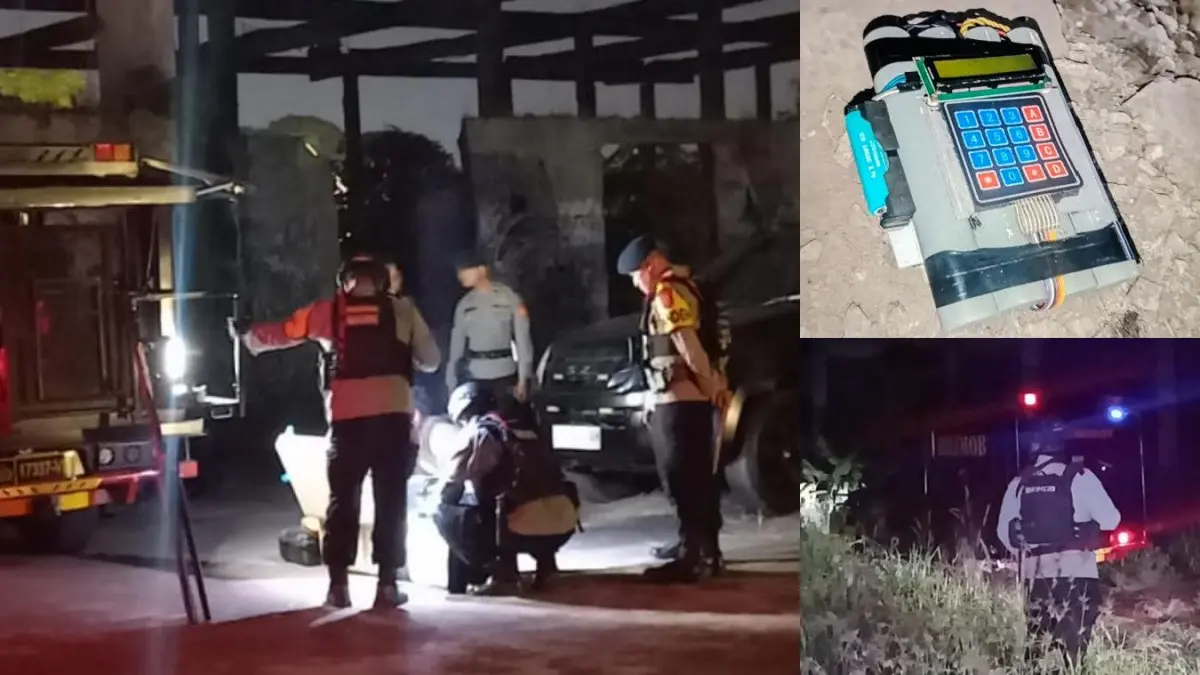 Benda Mirip Bom di Bekas Gedung Engsun Tasikmalaya Tak Berisi Peledak, Gegana Tetap Lakukan Disrupter Benda Mirip bom di Engsun