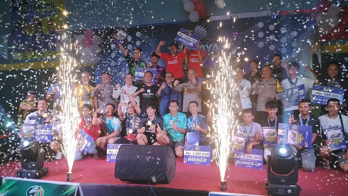 Baraya GHN Cimerak Cup II Tasikmalaya Gali Potensi Ganda Putera Masa Depan! Diikuti 233 Pasangan Final Baraya GHN Cimerak