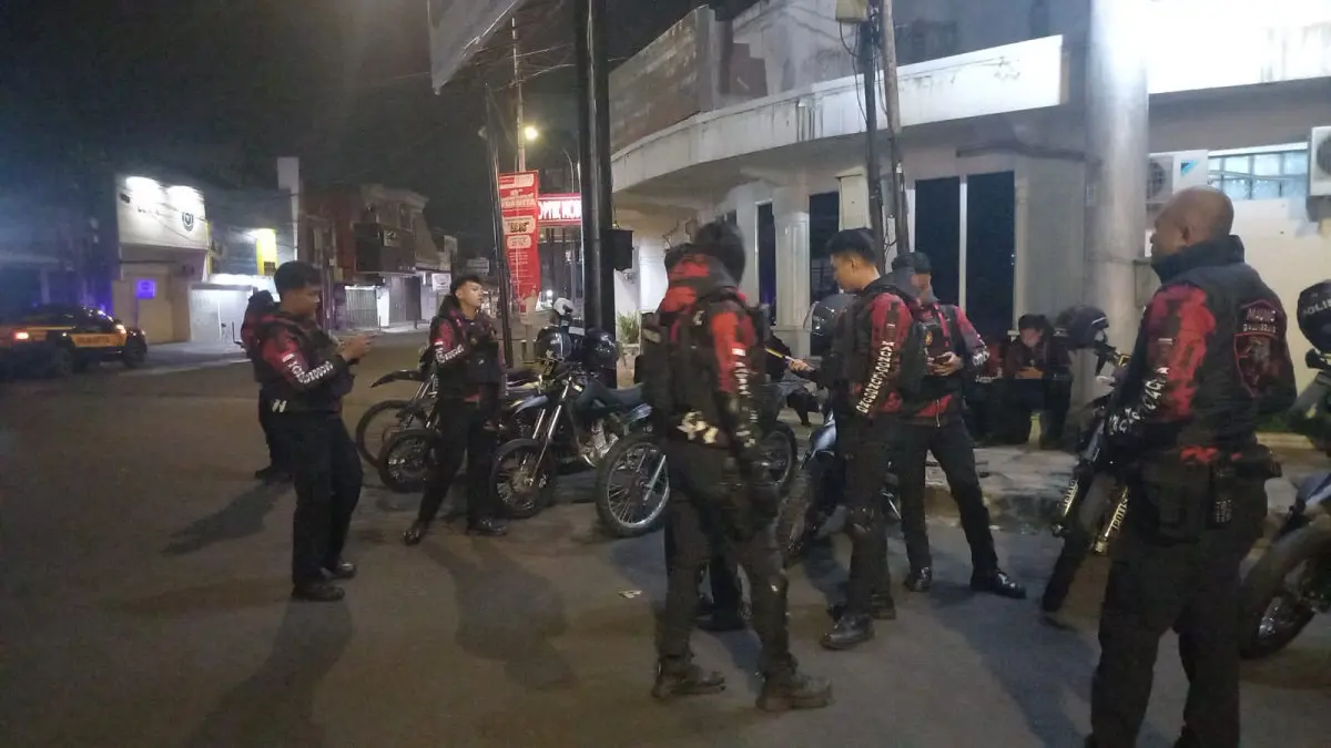 patroli dini hari di Kota Tasikmalaya