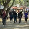 Trek jogging dadaha, pedagang kaki lima, PKL