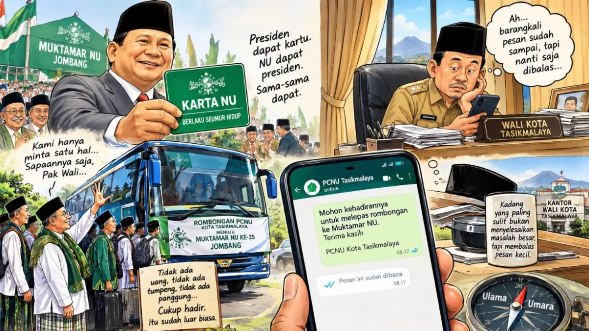 Ketika Prabowo Minta KartaNU, PCNU Kota Tasik Malah Tak Kebagian Sapa! NU Kota Tasikmalaya