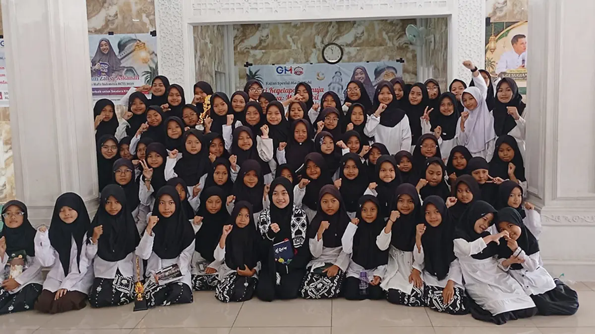 maulid nabi di sd islam al misbah