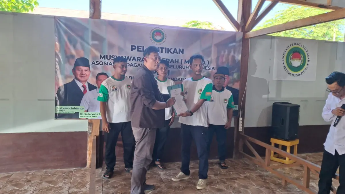 APPSI Pangandaran Rencanakan Modernisasi Pedagang Tradisional pelantikan pengurus APPSI