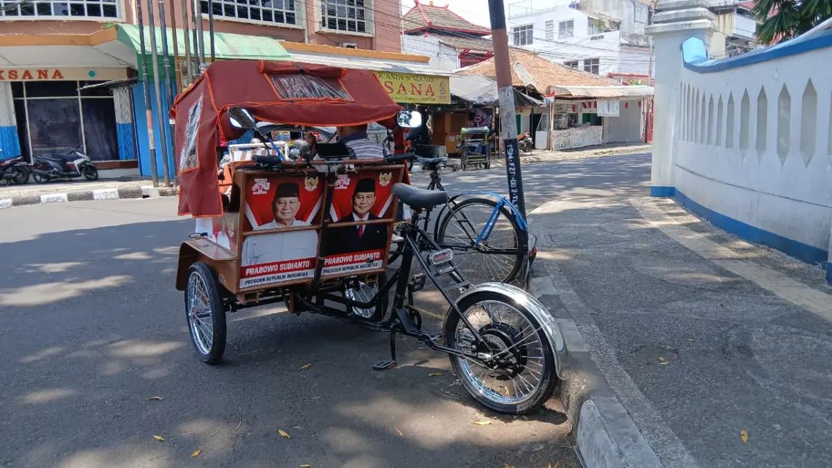 becak listrik kota tasikmalaya
