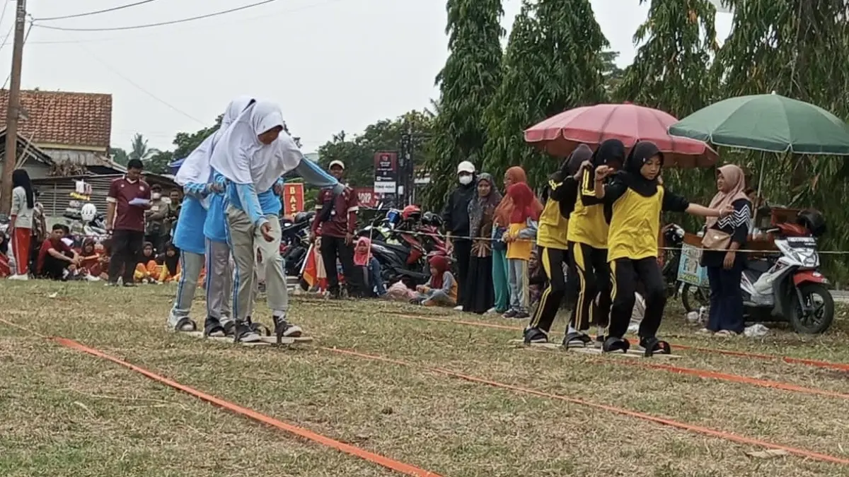 Ratusan Siswa SD di Padaherang Pangandaran Diajak Main Permainan Tradisional Permainan tradisional, sd pangandaran