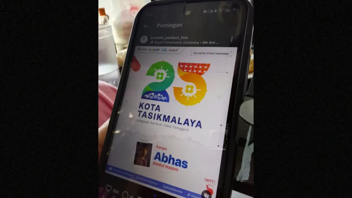 Logo HUT ke-25 Kota Tasikmalaya Resmi Terpilih Logo hut kota tasikmalaya