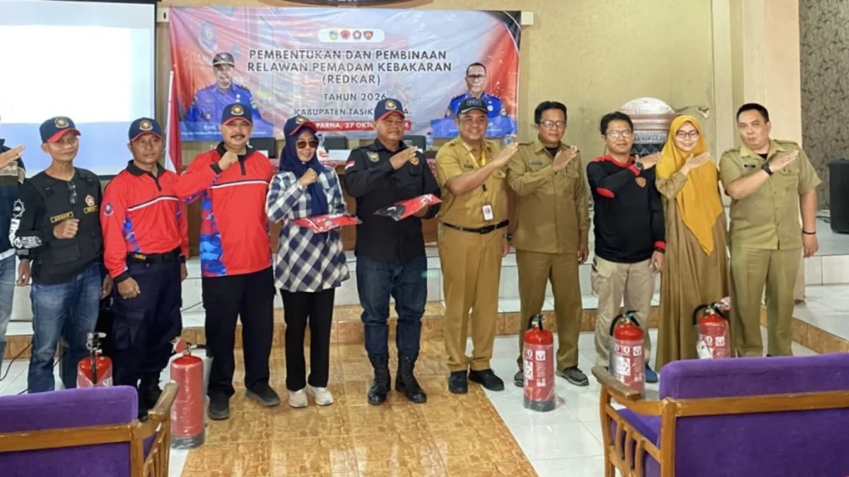 Cegah Kebakaran Sejak Dini, Pemkab Tasikmalaya Bentuk REDKAR di Tingkat Desa Redkar kabupaten tasikmalaya