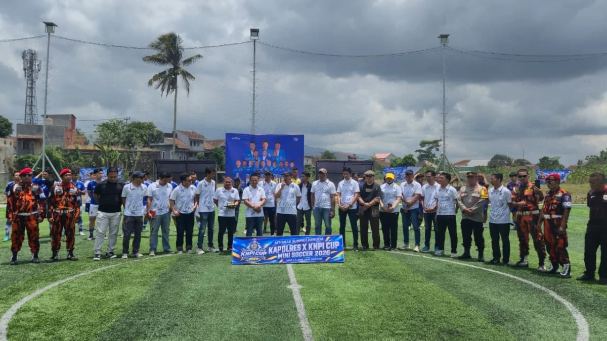 Polisi dan KNPI Kota Tasikmalaya Berkolaborasi Semarakkan Sumpah Pemuda, 35 Tim Adu Skill Bola Mini soccer, knpi kapolres tasikmalaya kota