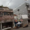 Lampu penerangan kawasan pedestrian cihideung