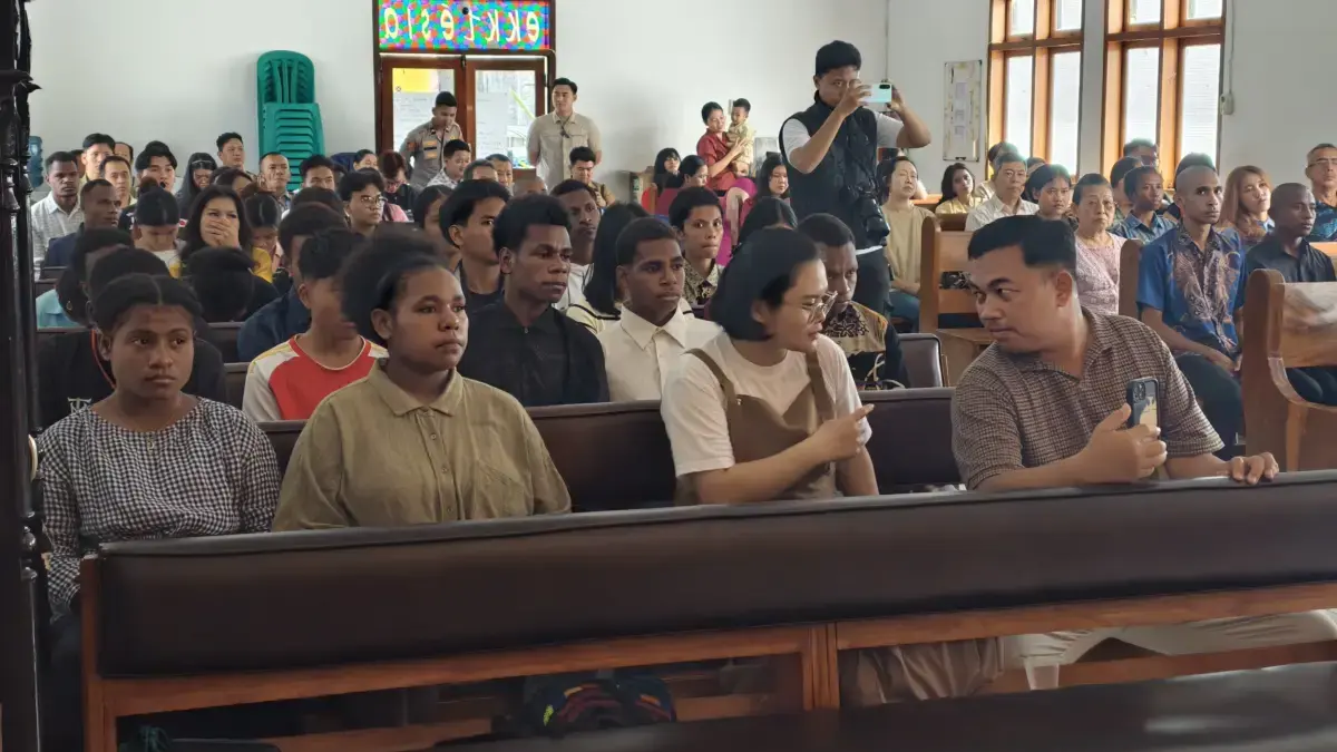 Minggu Kasih! Jamin Jemaat Gereja Ekklesia Beribadah Tenang, Polres Pangandaran Turun Langsung Minggu Kasih, Polisi Sambangi Gereja