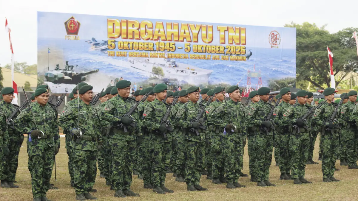 HUT Ke-81 TNI di Kota Tasikmalaya: Kekuatan Prajurit Ditegaskan Harus Selalu Bersama Rakyat HUT Ke-81 TNI di Tasikmalaya