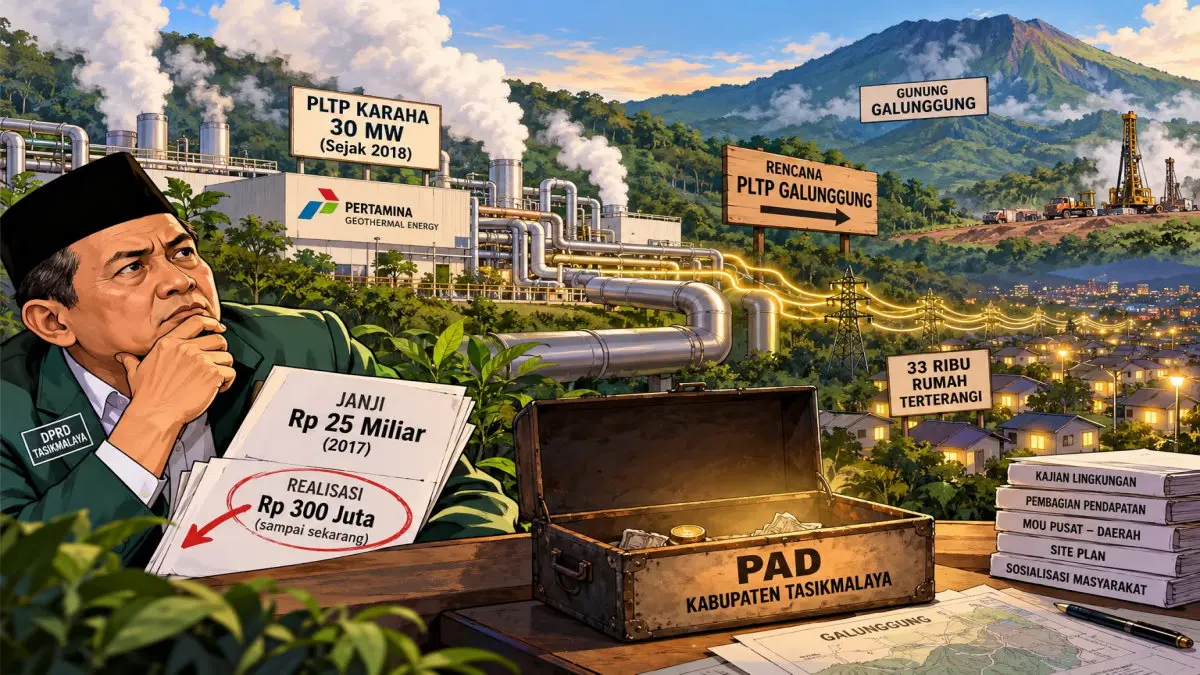 Kontribusi PLTP Karaha terhadap PAD Kabupaten Tasikmalaya
