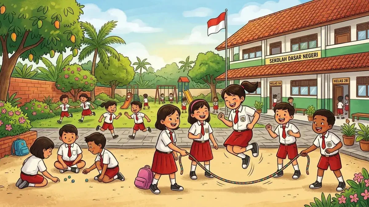 Siswa di sekolah