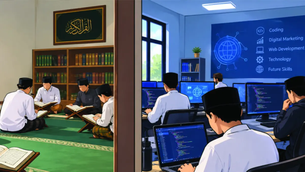 Santri Zaman Now Tak Cukup Jago Ngaji, Harus Juga Melek Teknologi hari santri nasional 2026